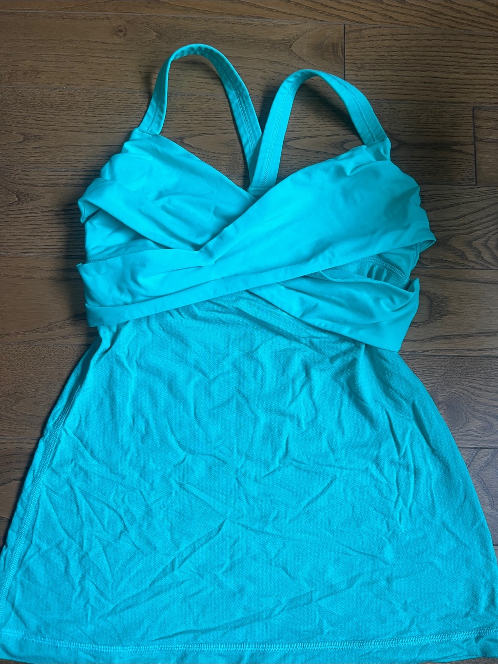 lululemon athletica Turquoise/Cyan Tank Top